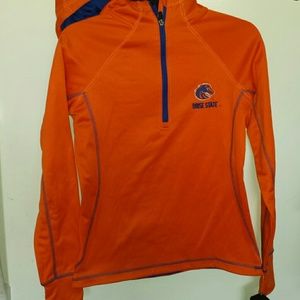 Women's Boise State - Orange Hoodie Sweater
